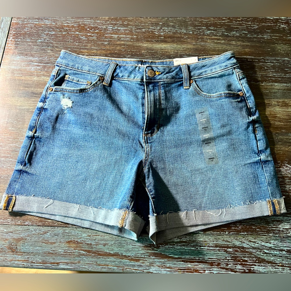 Sonoma high rise denim shorts